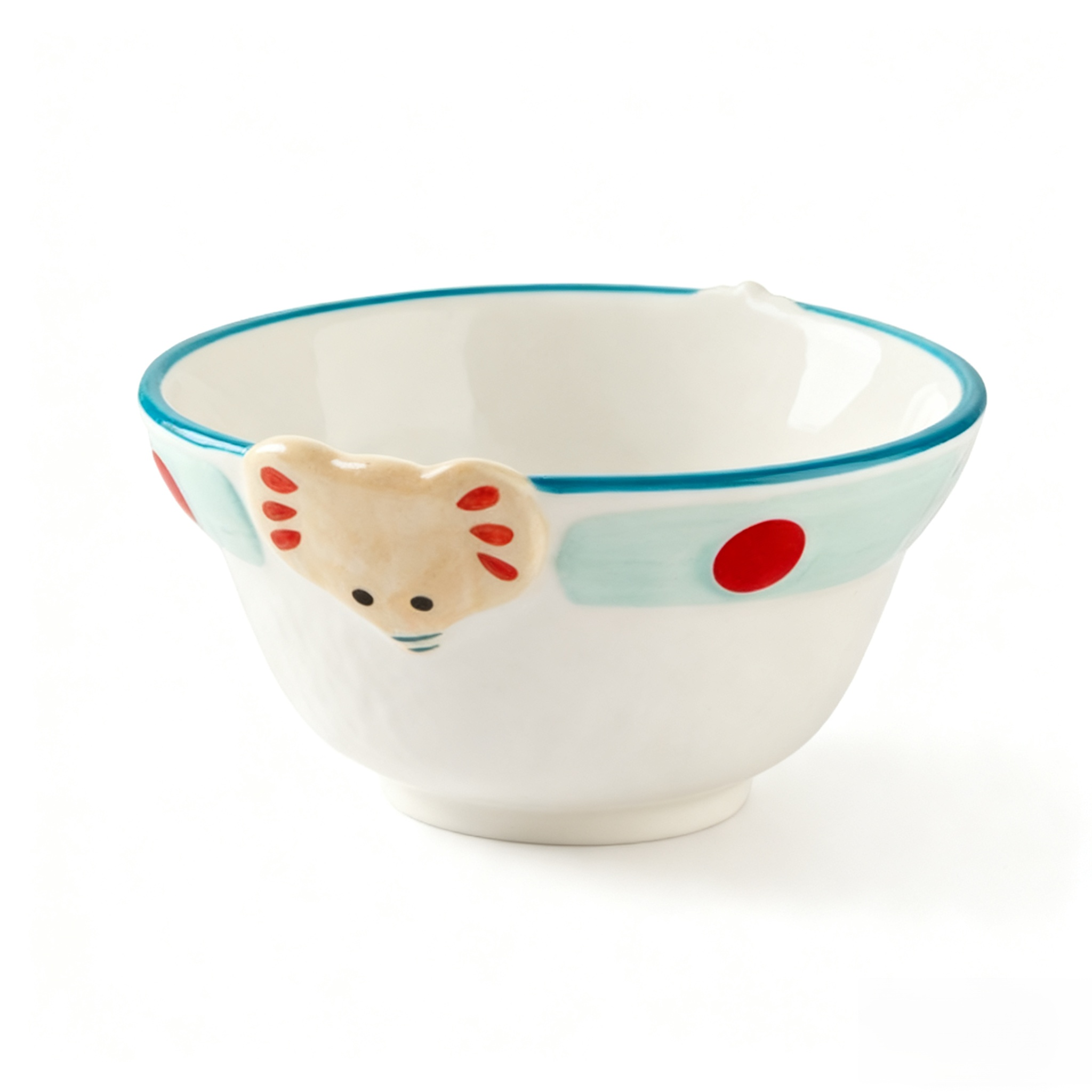 かわいい陶器のご飯茶碗・和風デザイン