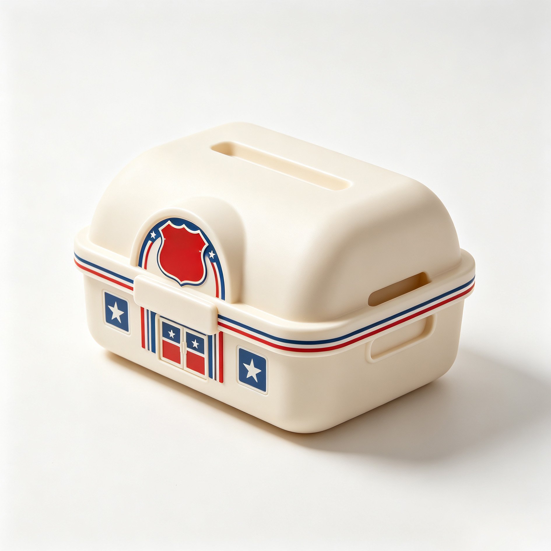 American Star and Stripe Retro Storage Box