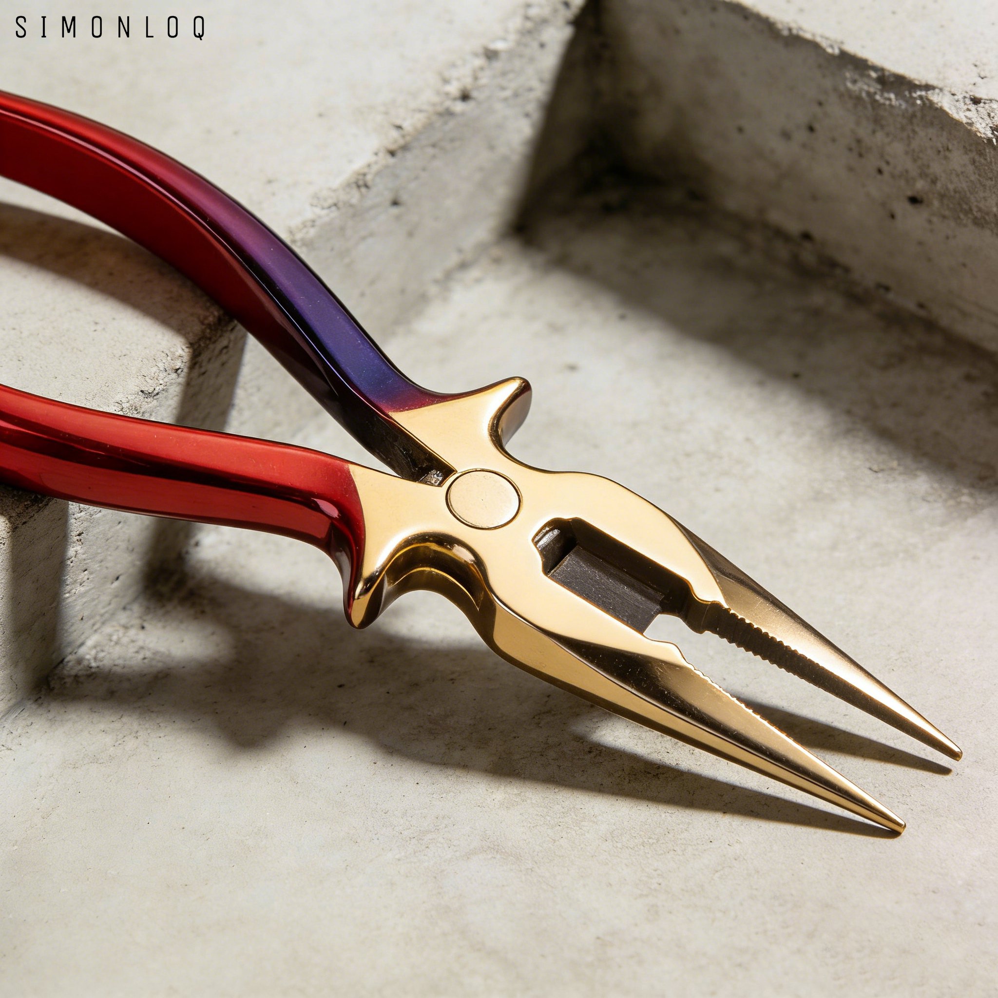 คีมปากแหลมสำหรับจับชิ้นส่วนเล็ก