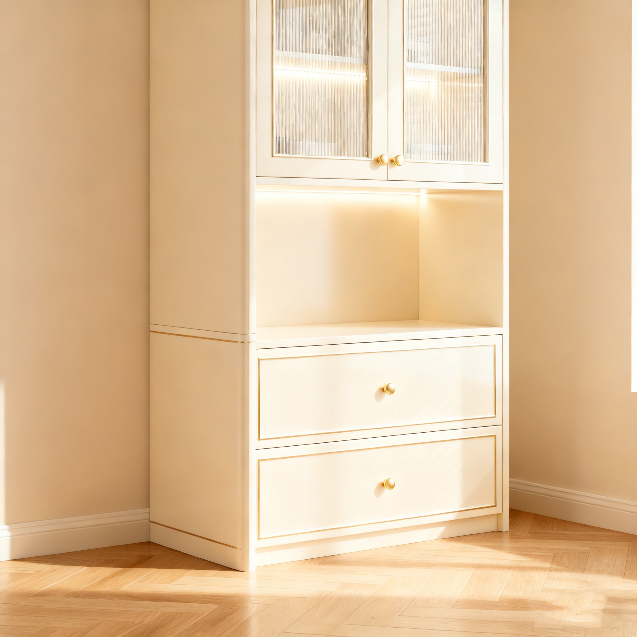  심플한 침실 수납장