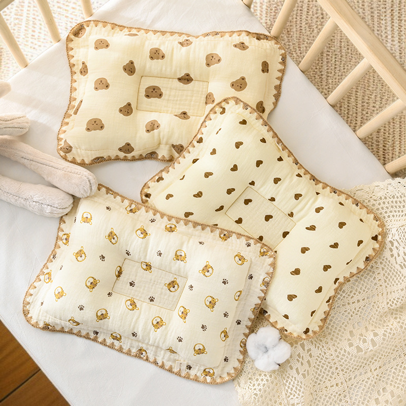 新生児用ベビー枕 頭の形を矯正 0〜6ヶ月以上 1歳まで 四季対応