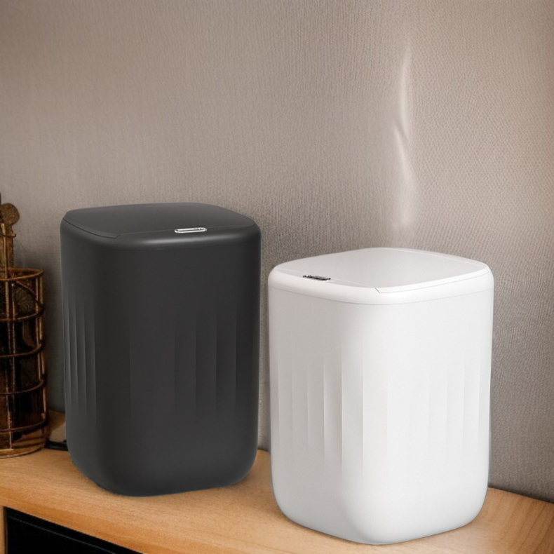 거실 휴지통 전자동 충전 감지 비접촉 휴지통 화장실 발차기 휴지통
