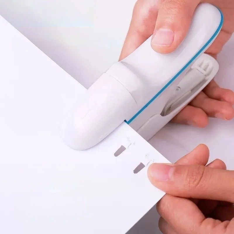 Labor-Saving Staple-Free Stapler