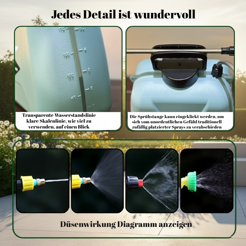 Elektrische Sprühflasche mit großem Fassungsvermögen