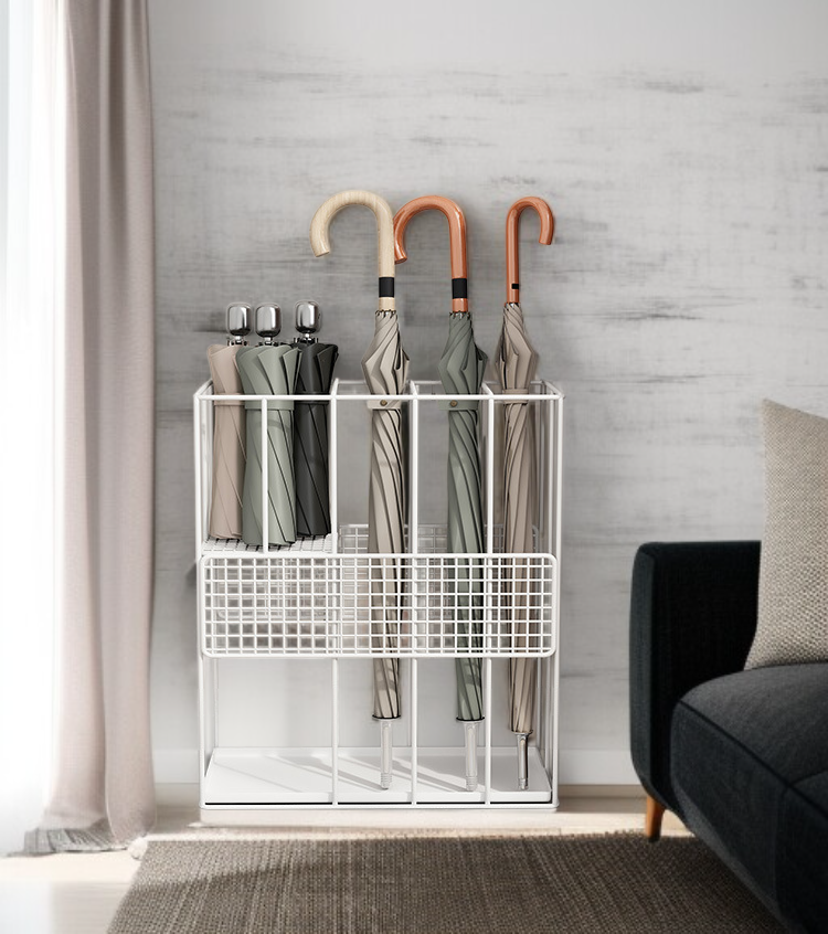 튼튼한 구조의 바닥형 우산 보관대