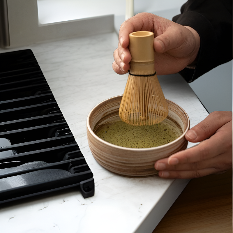茶道用抹茶ブラシ 百本大型竹ブラシ ブレンド用専用ツール