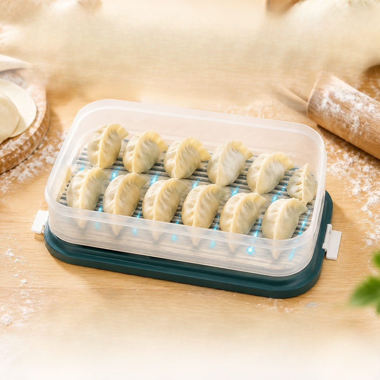 Home Sealed Freezer Food Storage Box for Rapid Freezing