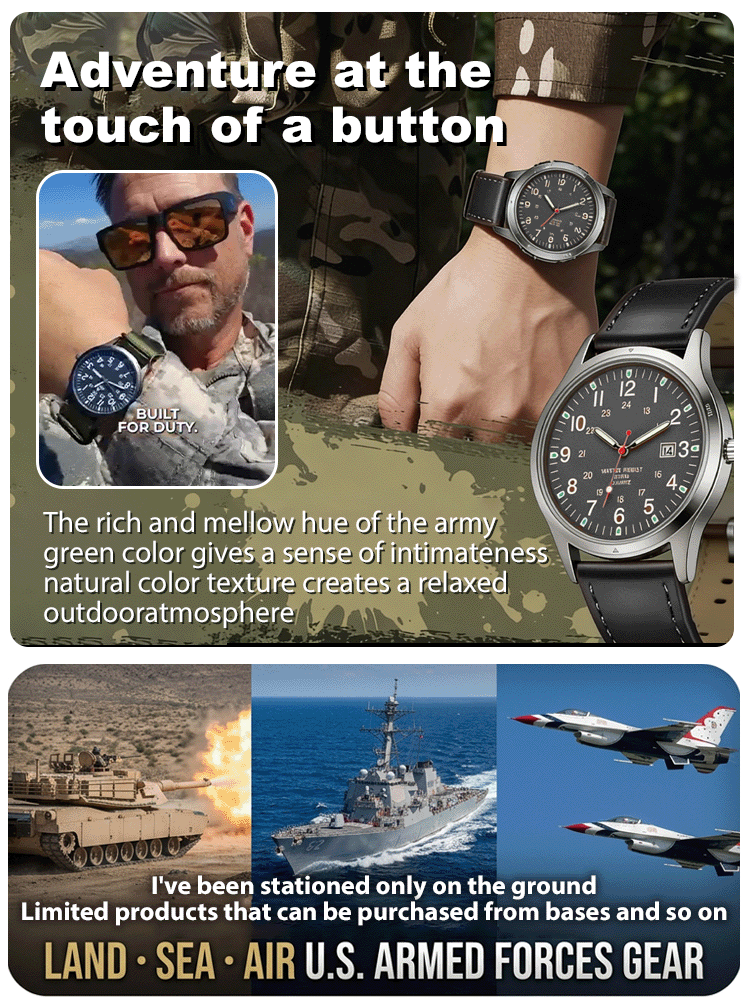 Military watches that are reliable in any environment