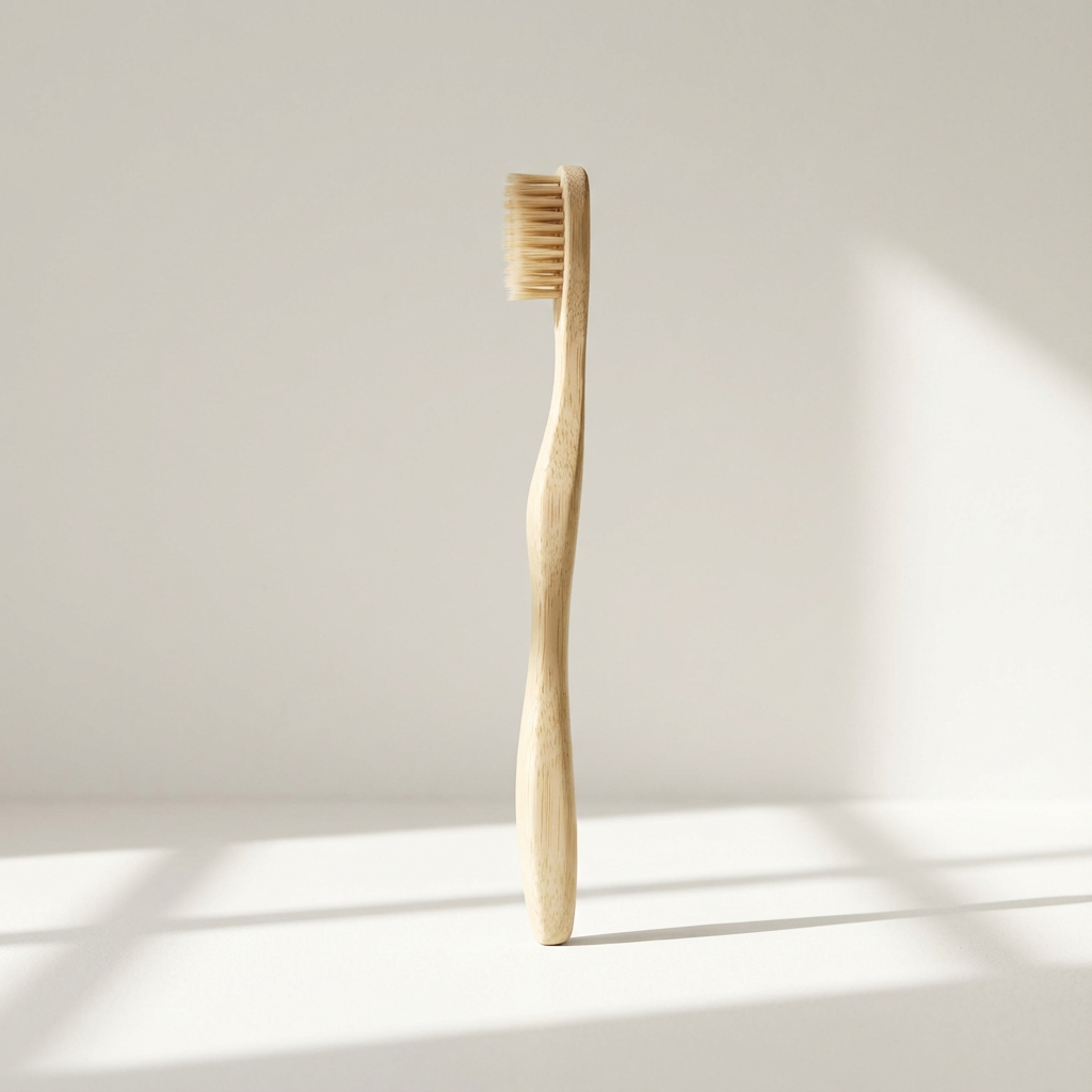 แปรงสีฟันไม้ไผ่ 