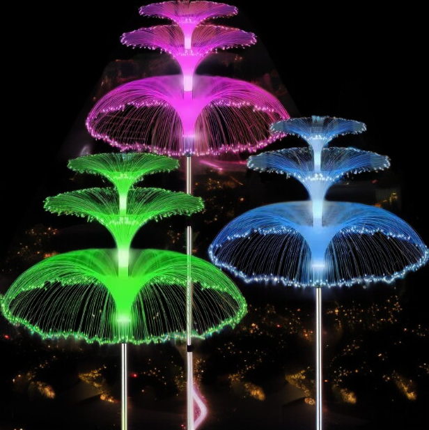 太陽能防水水母燈