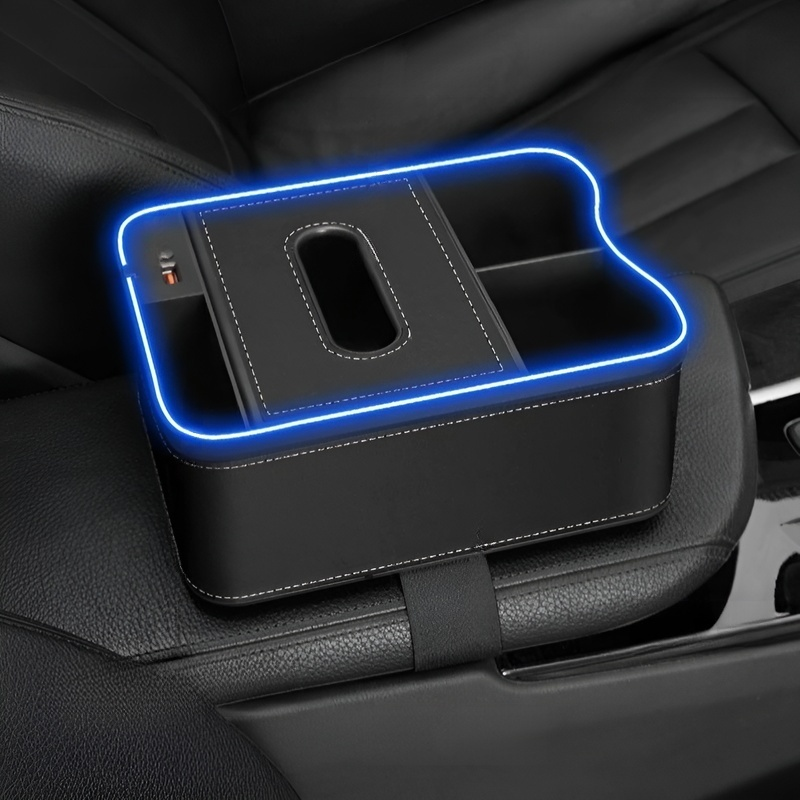 多功能儲物盒，扶手箱增高墊