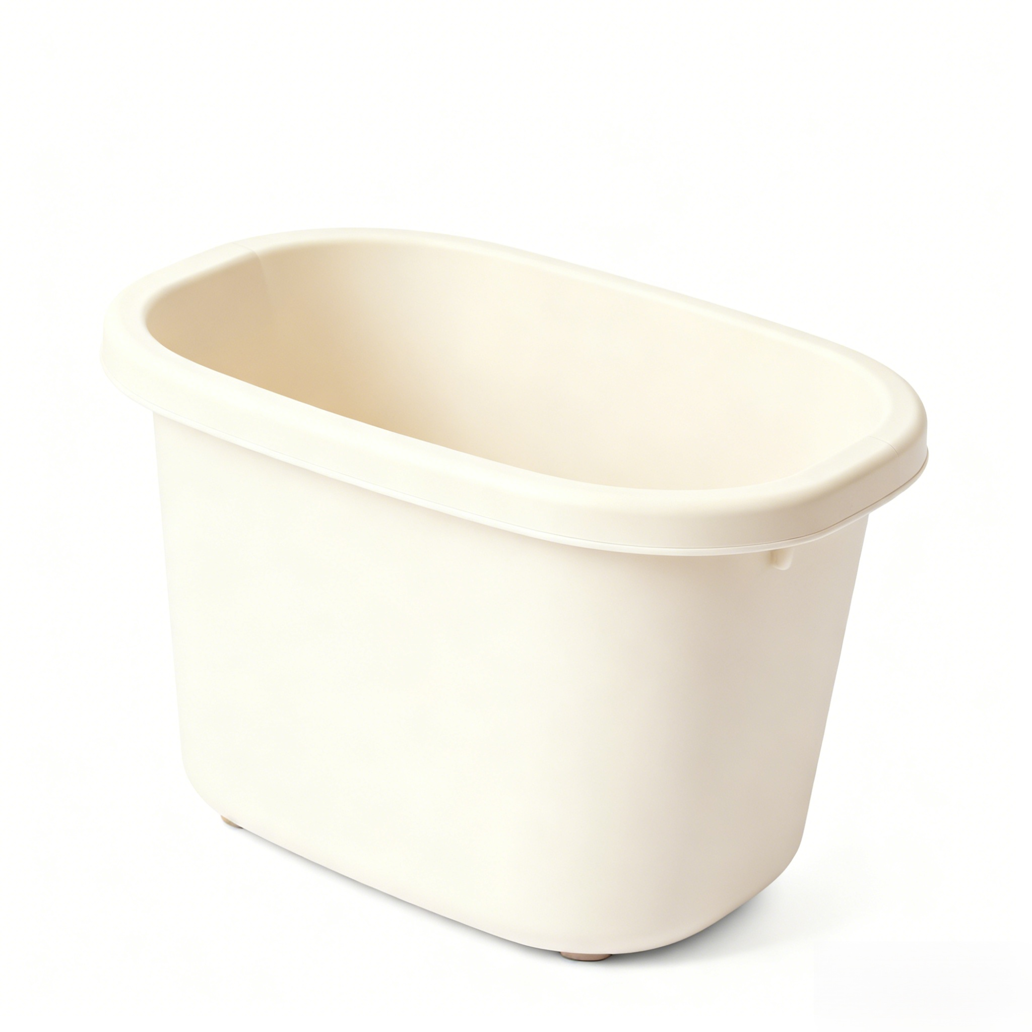 フットバス使用中のリラックスした様子