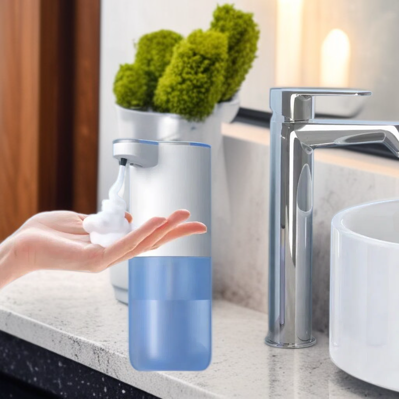 Rechargeable Intelligent Foam Soap Dispenser Wall-Mounted/Desktop Automatic Hand Wash Dispenser