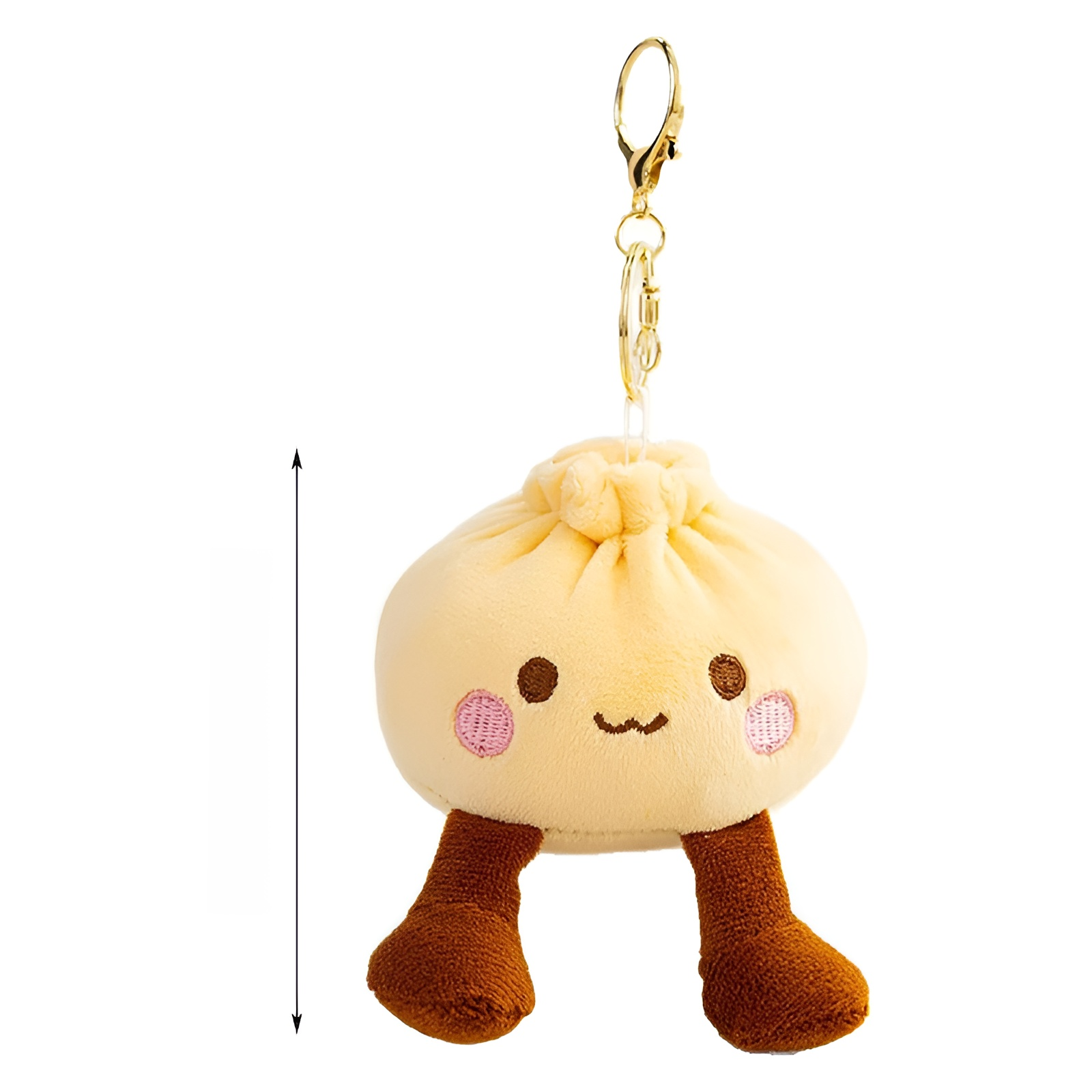 Cartoon Bun Plush Keychain Toy