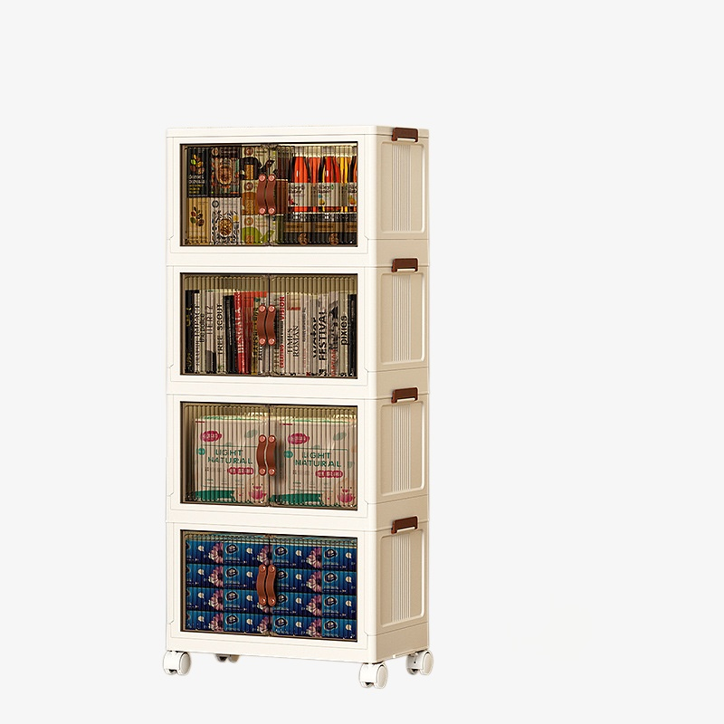 가정용 투명 플라스틱 수납함 옷장 수납함 접이식 수납장 옷 이불 장난감 수납함