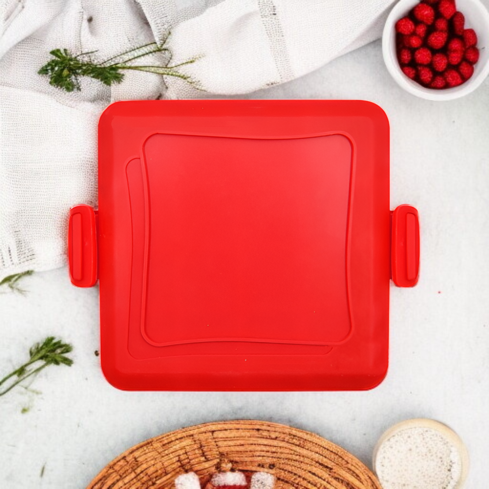 適用微波爐的三明治烤盤