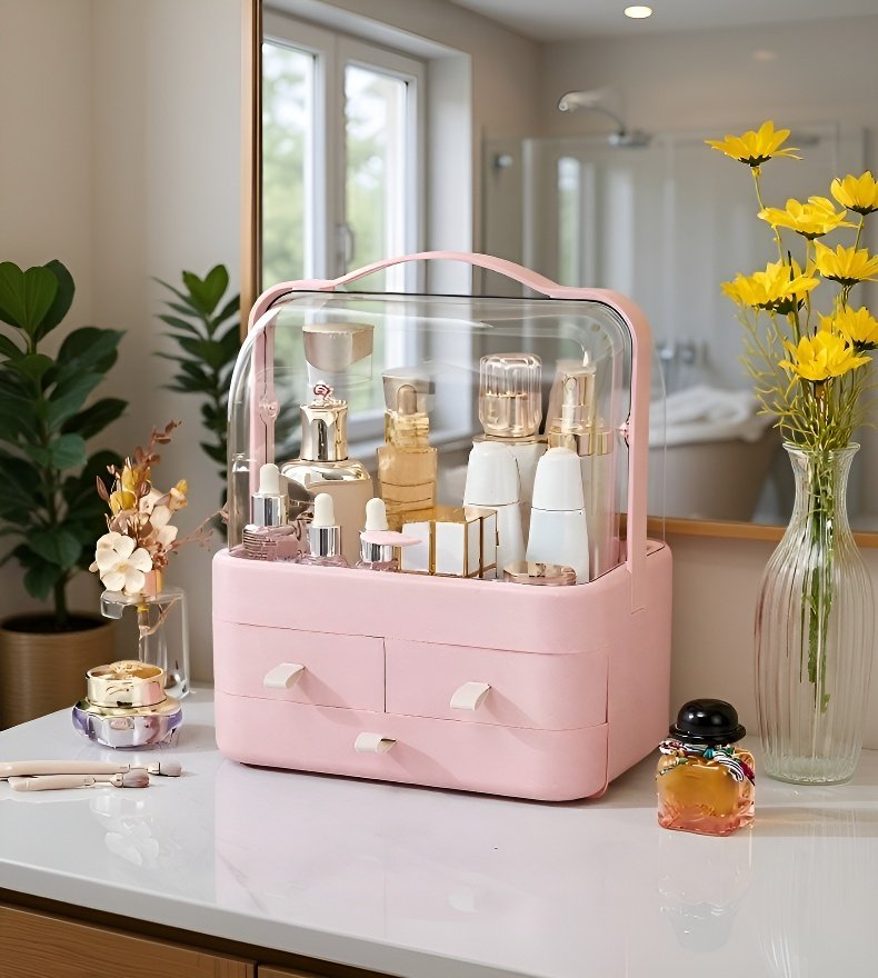 방수 기능이 있는 화장품 보관함