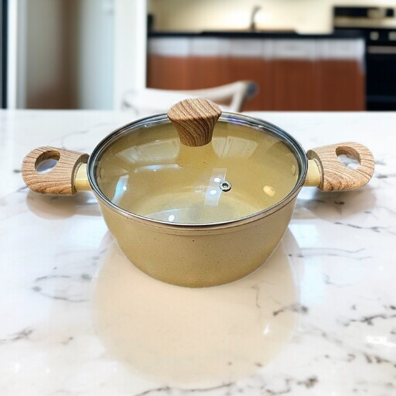 Visualization Soup Pot Even Heating Multipurpose Binaural Stew Pot Easy to Clean