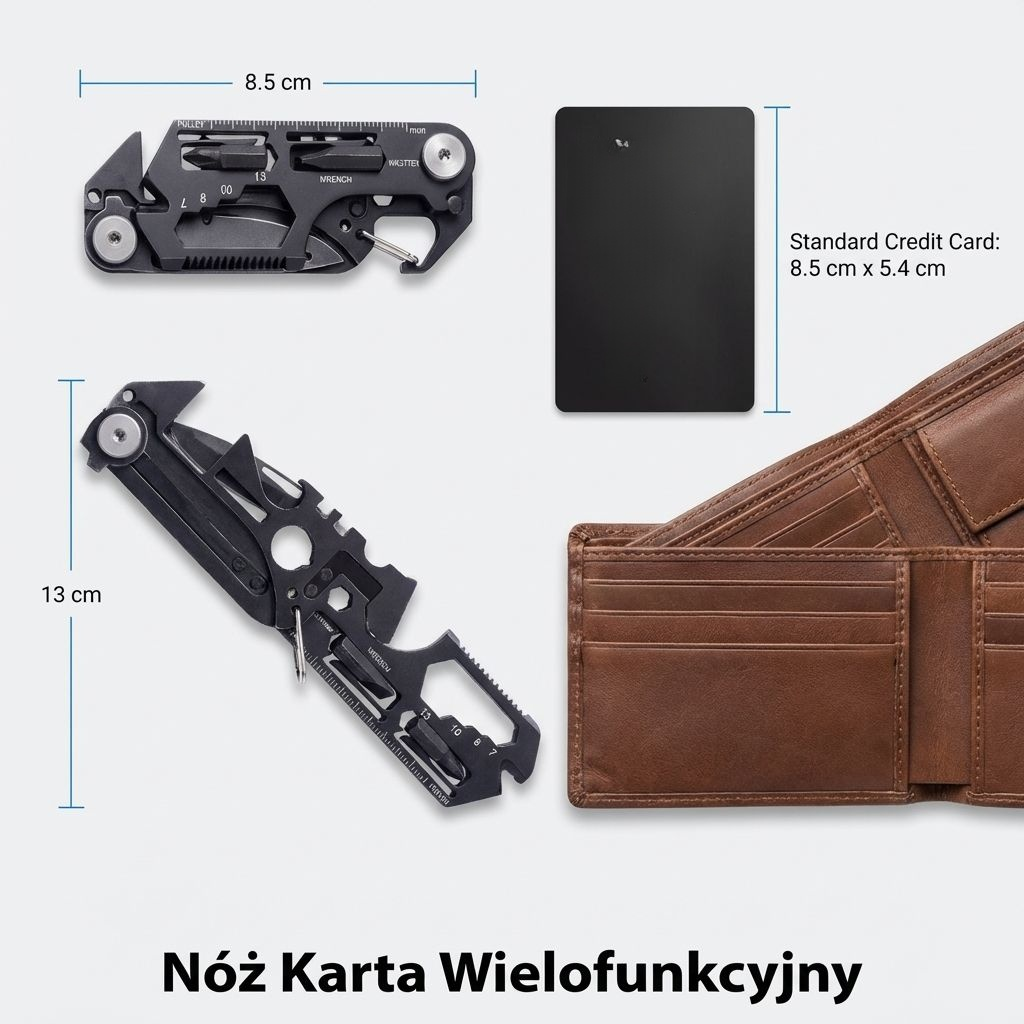 Wielofunkcyjny nóż do kart