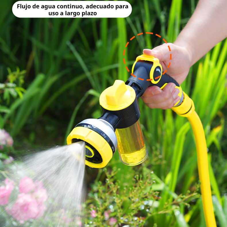 Pistola de agua a alta presión multifuncional para lavar coches, fertilizar y regar flores