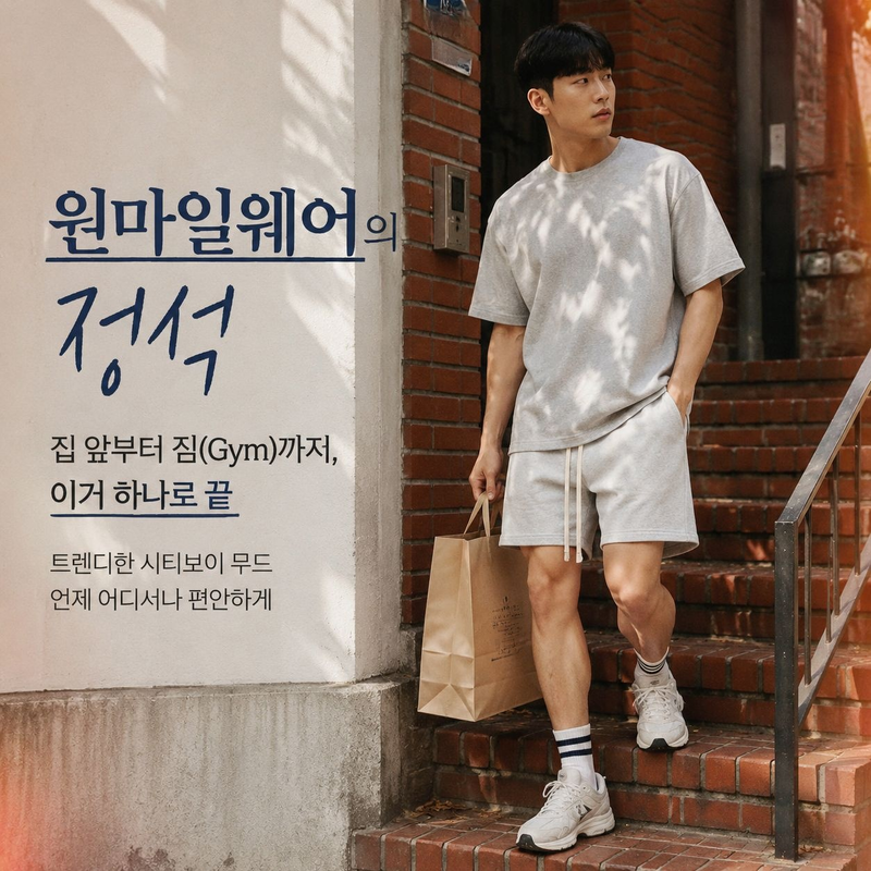 남성 캐주얼 헬스 4부 팬츠 여름 미국풍 스트링 순면 운동바지