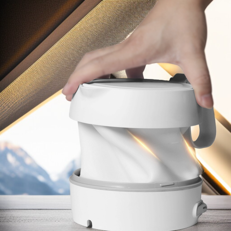 غلاية كهربائية سيليكون قابلة للطي للسفر والاستخدام الخارجي والمنزلي