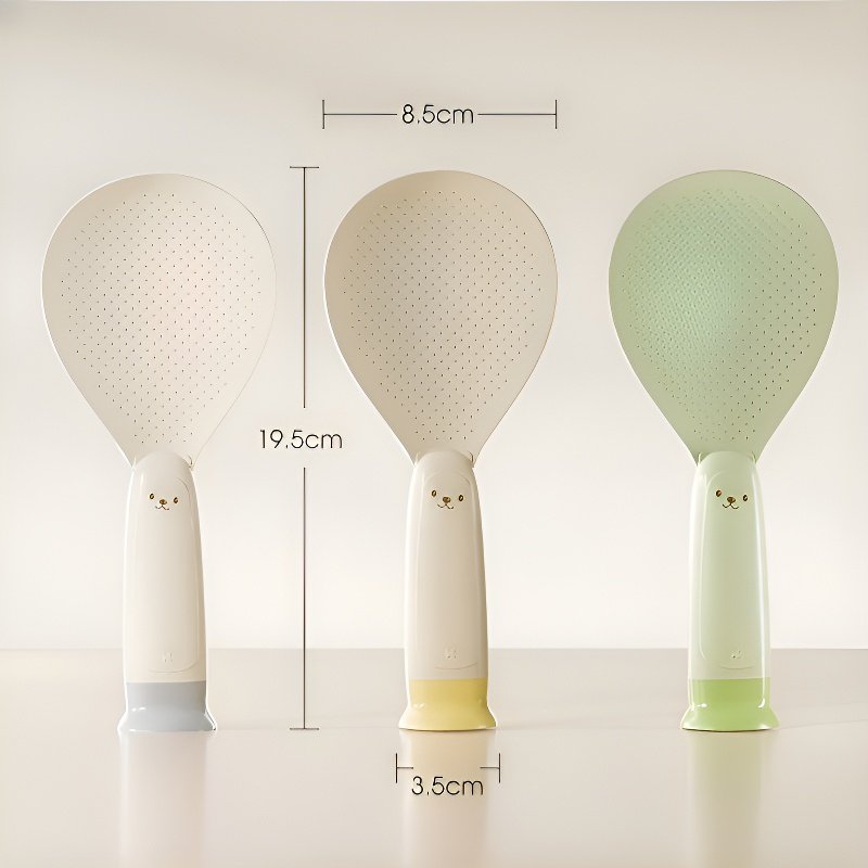 米飯好幫手 立式小熊耐高溫勺