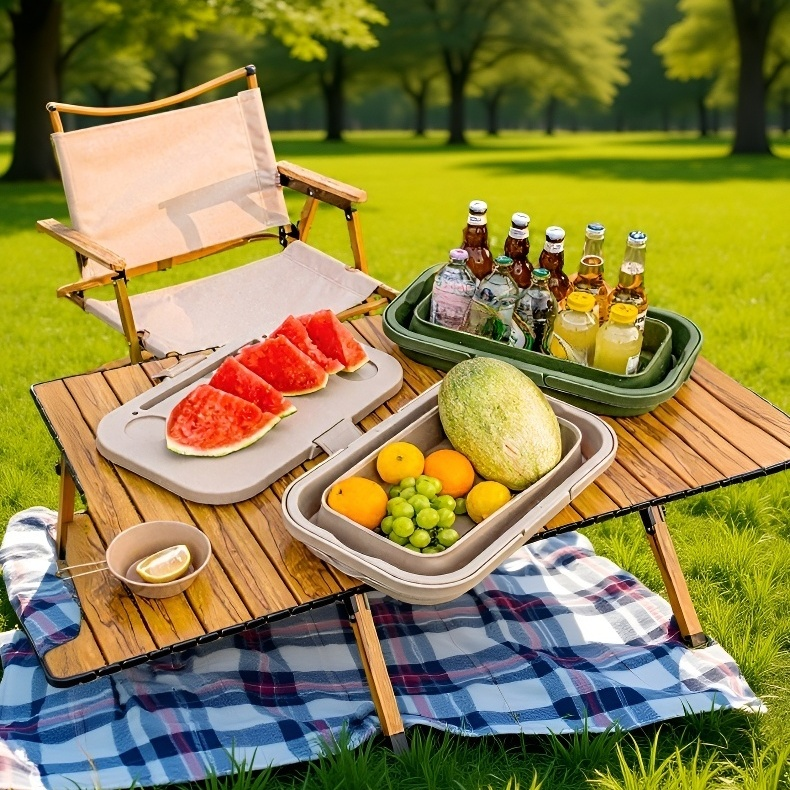 튼튼한 손잡이가 달린 대용량 바구니