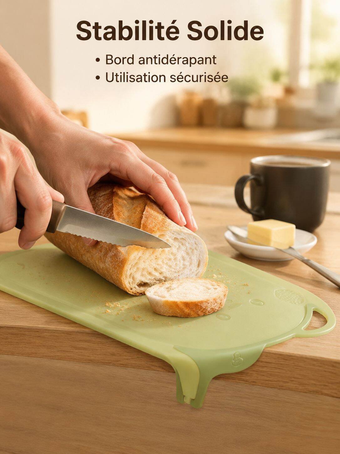 Planche à découper alimentaire antibactérienne et anti-moisissure