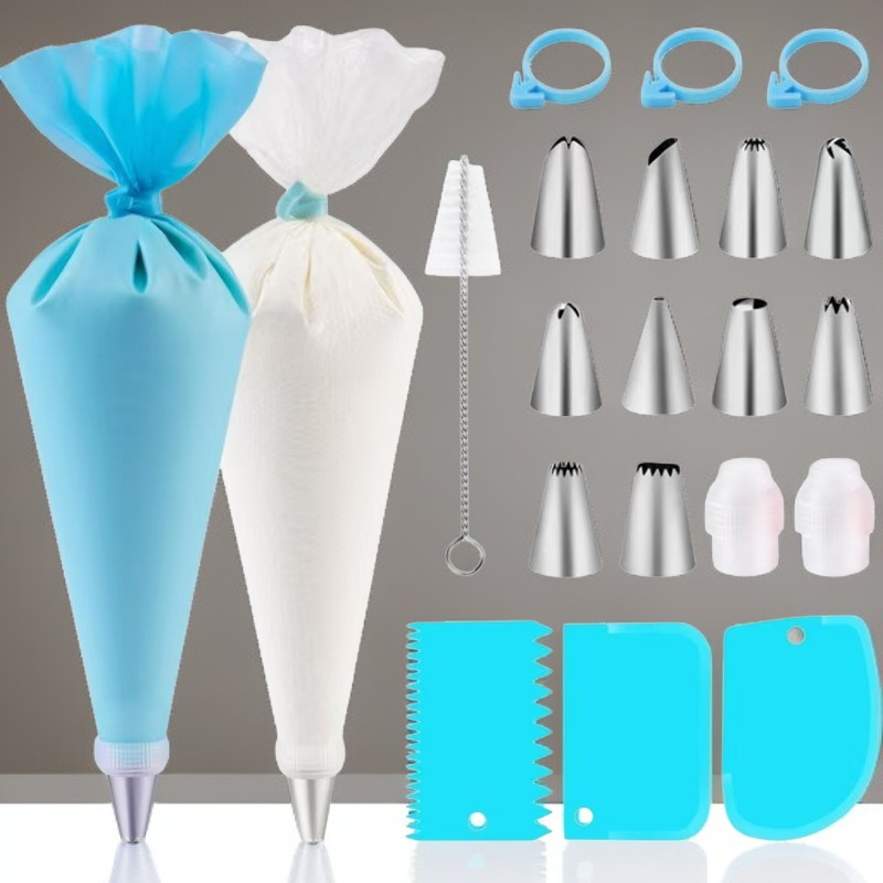 Edelstahl Spritztüllen Set Backwerkzeug Set