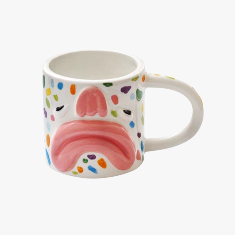 Tazas de cerámica con diseño gracioso para el hogar