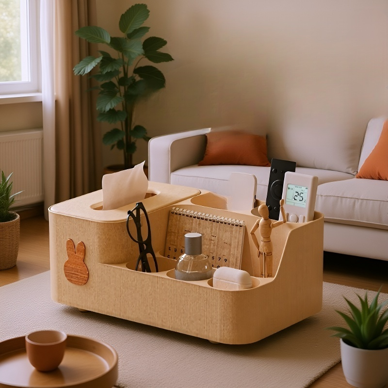 대용량으로 실용적인 탁상용 휴지통