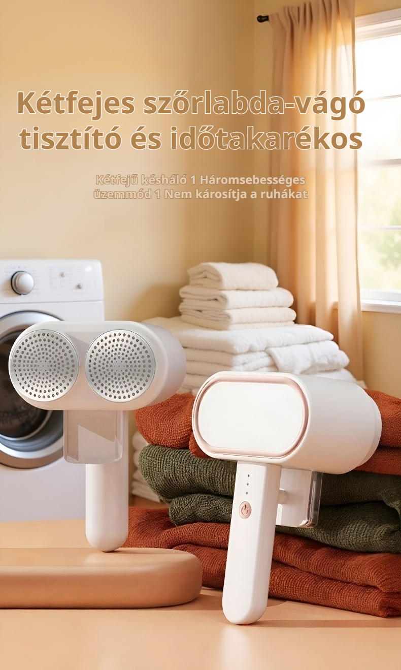 Dual-Head Lint Remove szöszeltávolító eszköz