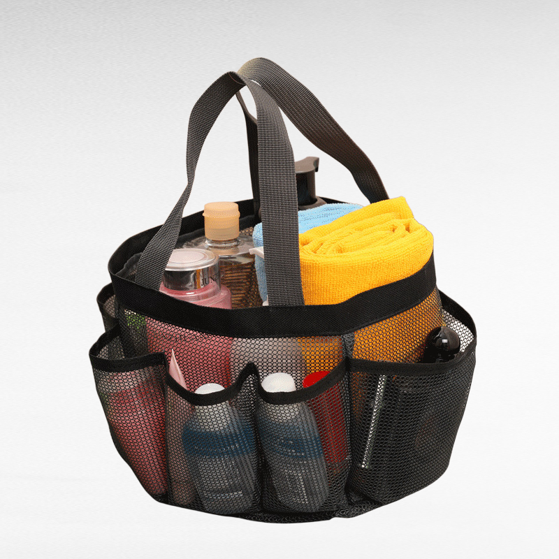 Portable Mesh Cosmetic Storage Basket