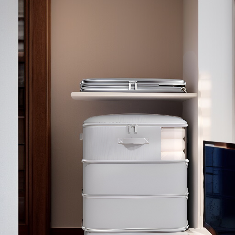 ダウンジャケット、キルト、シルクキルト用のキルト収納バッグ、冬物季節衣類や寝具収納バッグ用の特別な圧縮バッグ