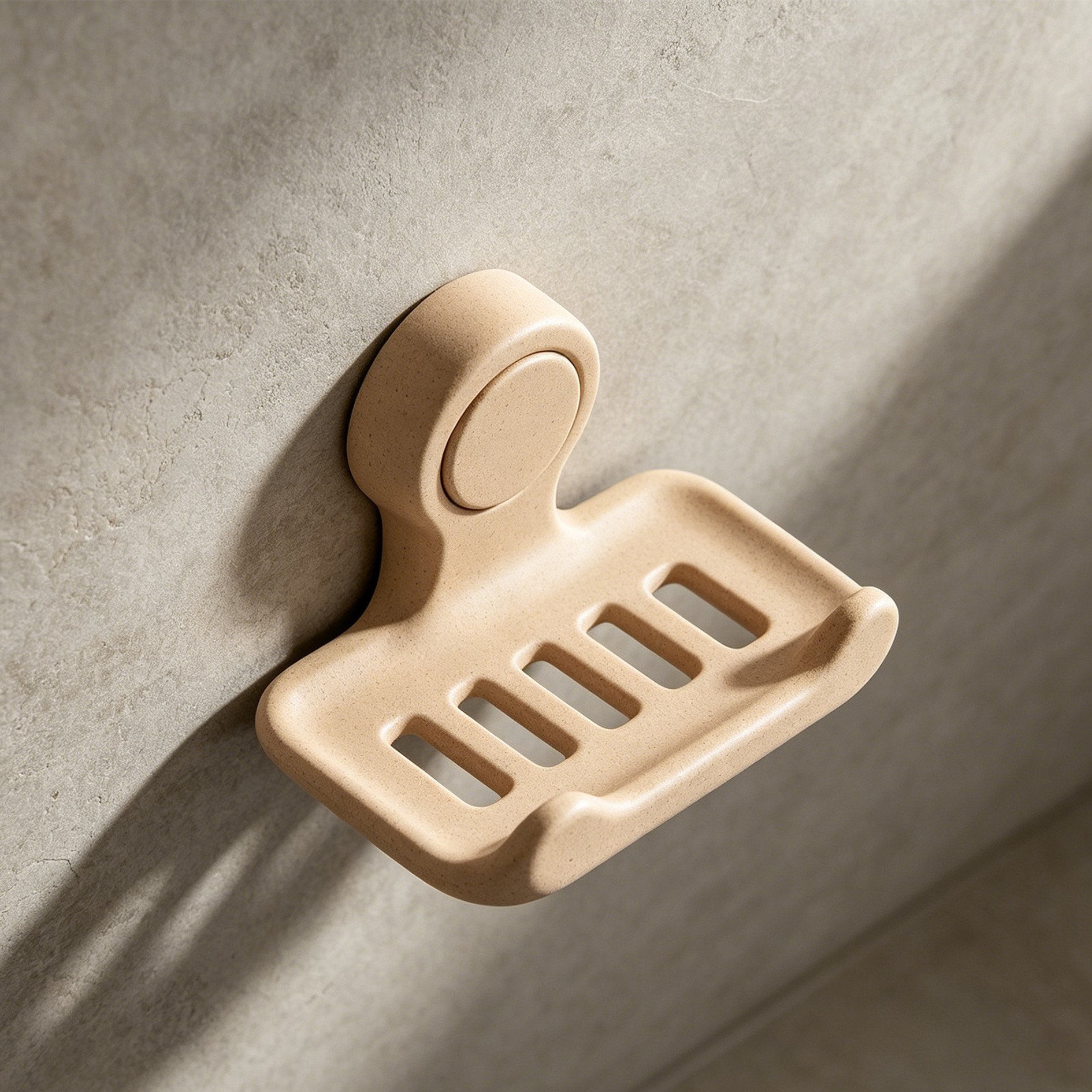 Étagère de rangement multifonctionnelle avec égouttoir pour serviette et savon