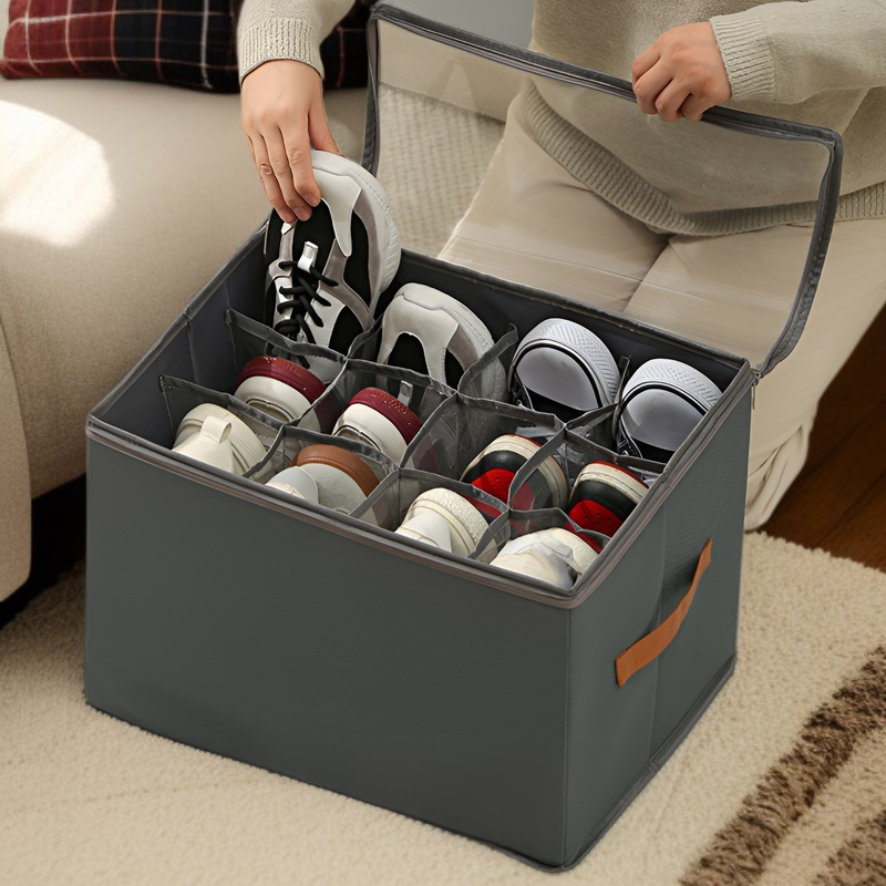 Caja para botas fácil de organizar y apilar