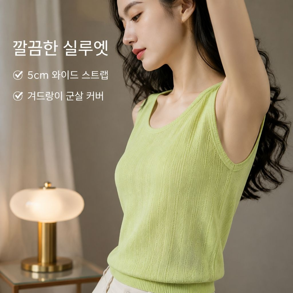 군살커버 슬리브리스 이너