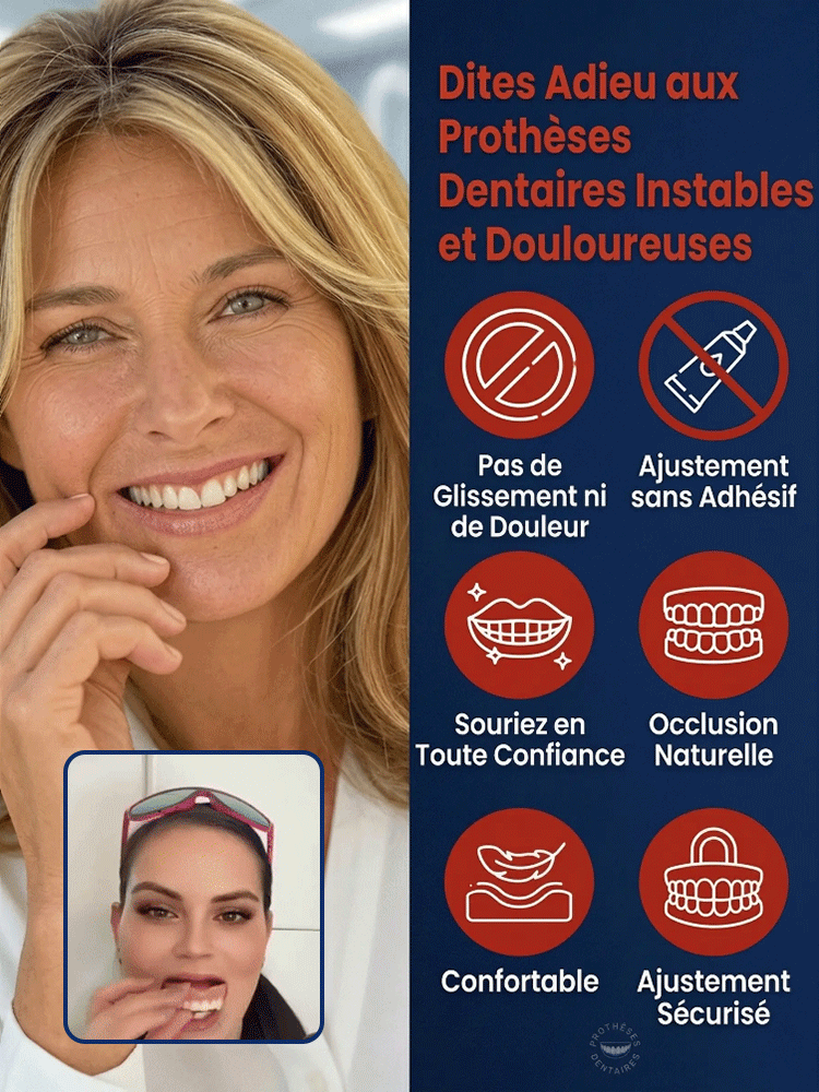 Prothèse dentaire complète haut de gamme sur mesure
