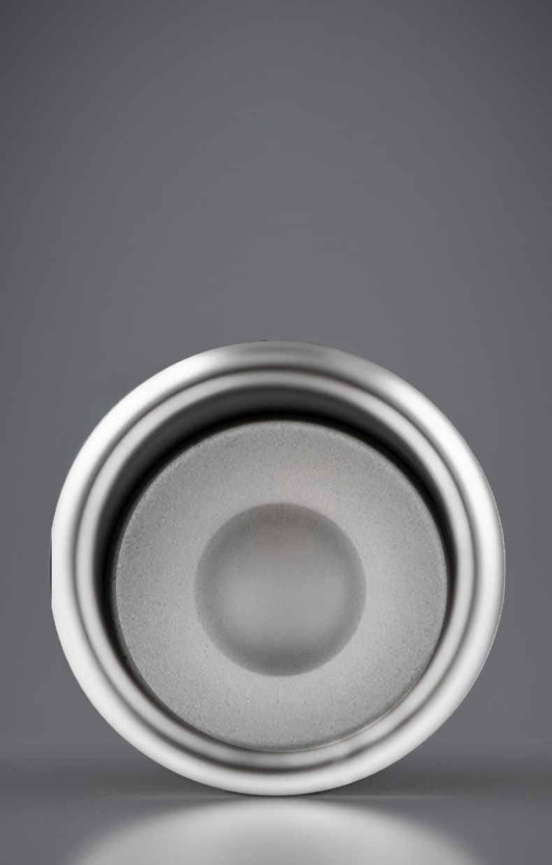 Sports water bottle in gym setting with weights