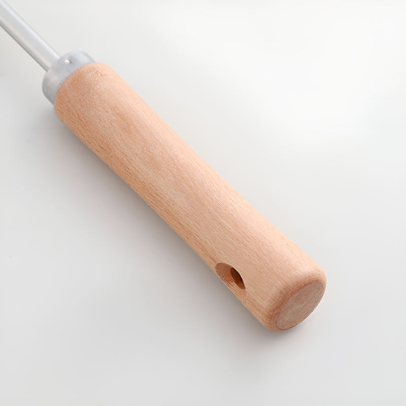 Wooden handle weeding machine