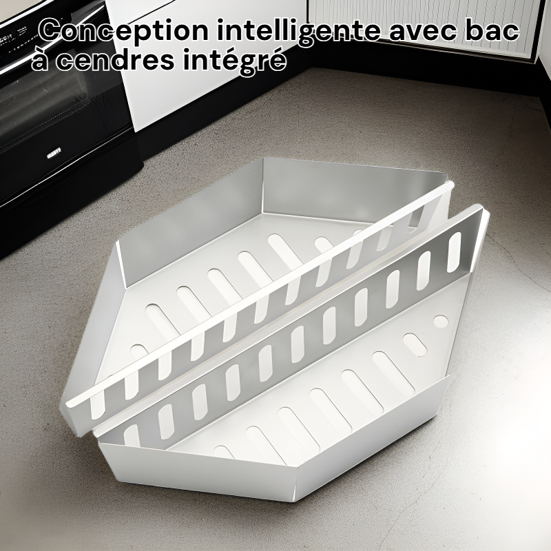 Panier à charbon raffiné pour barbecue