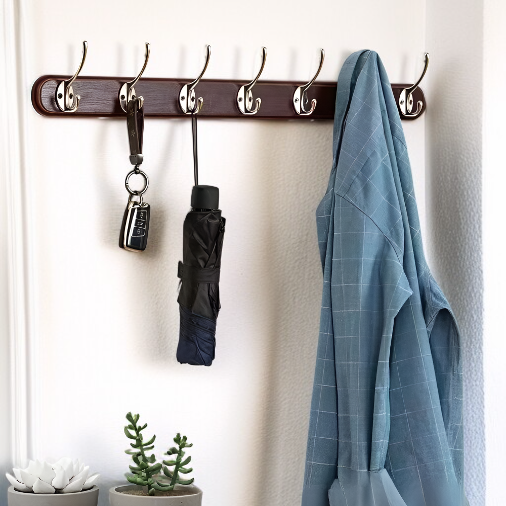 다기능 원목 열쇠 우산 보관 선반 현관 가정용 옷걸이