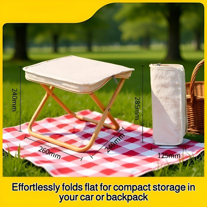 Lightweight outdoor stool for camping