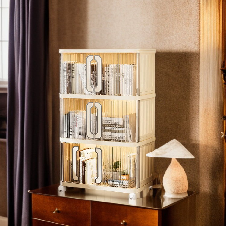 Multifunktionaler faltbarer Aufbewahrungsschrank für das Schlafzimmer