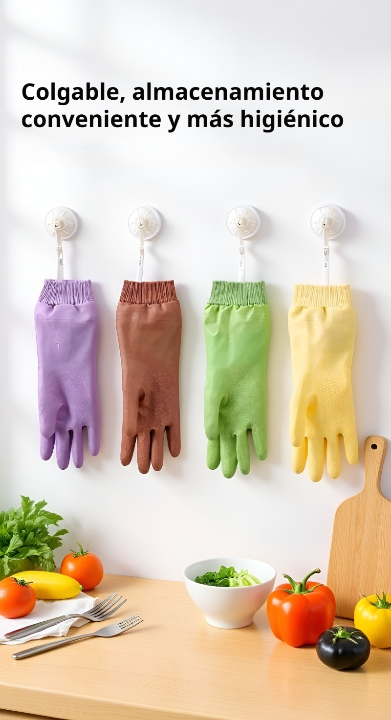 Guantes impermeables para limpieza doméstica