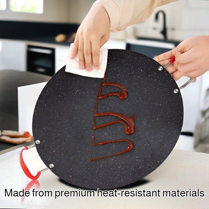 Portable heat-resistant polygonal non-stick baking pan