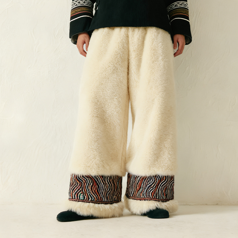 남성 겨울 와이드 팬츠