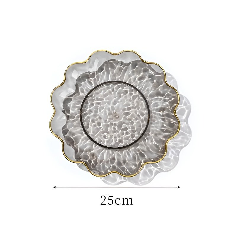 水波模様デザインヨーロッパ風フルーツプレート ケーキスタンド デザートテーブル