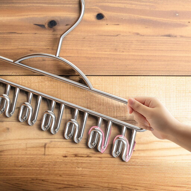 Metal Wave Hook Multifunctional Underwear Storage Hanger for Home Dormitory